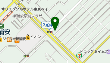 新浦安こどもクリニックの地図画像