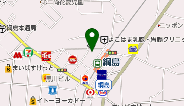 綱島西レディースクリニックの地図画像