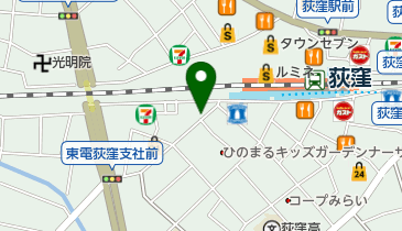 いしい耳鼻咽喉科の地図画像