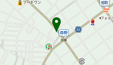 古賀皮ふ科の地図画像