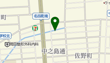 クリニックおかだの地図画像