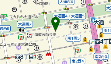 大通公園循環器クリニックの地図画像