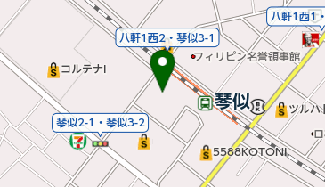 ことに駅前整形外科クリニックの地図画像