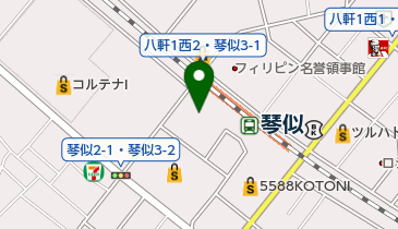 ことに眼科クリニックの地図画像