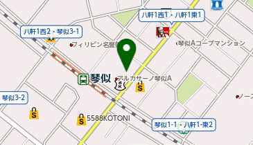 ことに心療内科の地図画像
