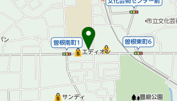 かない耳鼻咽喉科の地図画像