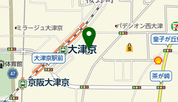 よこえ皮フ・泌尿器科の地図画像
