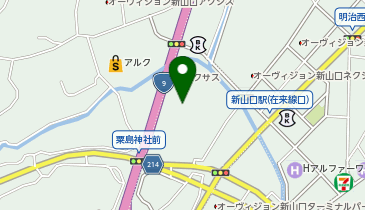 山川泌尿器科の地図画像
