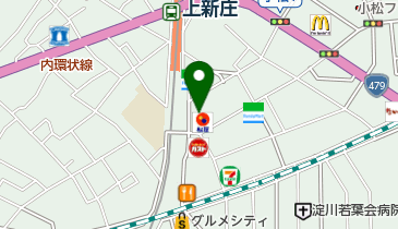 西原クリニックの地図画像