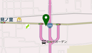 たなか内科の地図画像