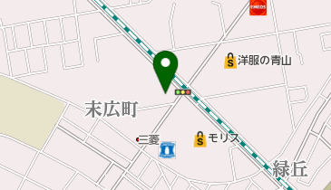 秋山内科医院の地図画像