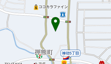 おしくま耳鼻咽喉科の地図画像