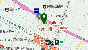 西船内科の地図画像
