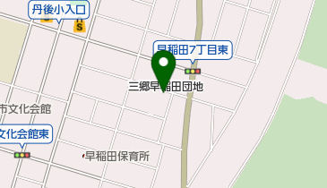 クリニックふれあい早稲田の地図画像