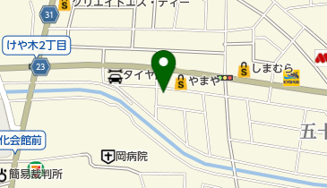 山田内科医院の地図画像