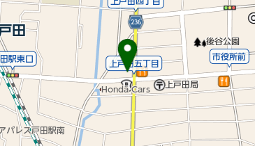 たかはし耳鼻咽喉科の地図画像