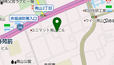 青山杵渕クリニックの地図画像