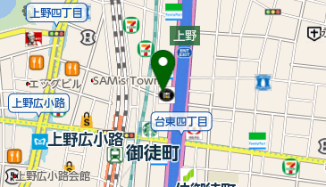 御徒町クリニックの地図画像