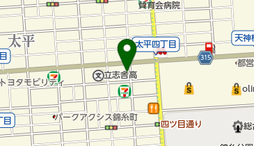 山手医院の地図画像