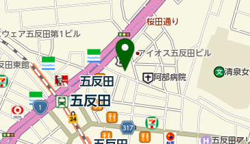 大山皮フ科クリニックの地図画像