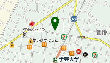 鷹番メンタルクリニックの地図画像