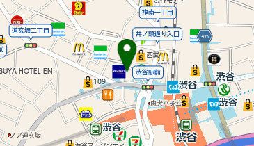 渋谷美容外科クリニック渋谷院の地図画像