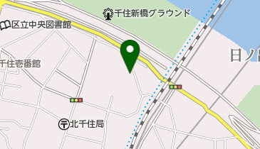 千住の名倉整形外科の地図画像