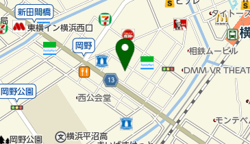 渋谷美容外科クリニック横浜院の地図画像