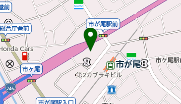 レディースクリニック市ヶ尾の地図画像