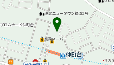 すなが皮フ科の地図画像