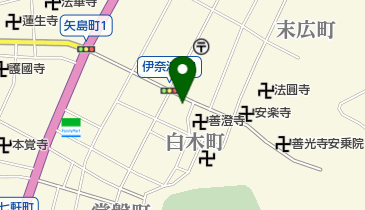 いなば内科の地図画像