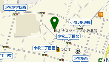 こまき耳鼻咽喉科の地図画像