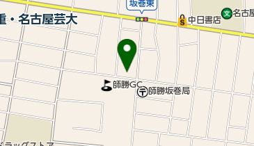 師勝耳鼻咽喉科の地図画像