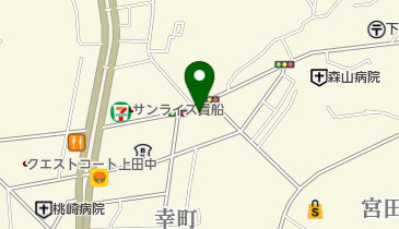 田村循環器科内科の地図画像