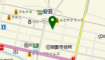 矢の丸眼科の地図画像