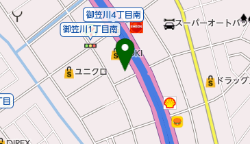 宇都宮内科医院の地図画像