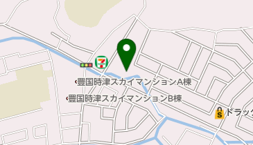 山中内科消化器科医院の地図画像