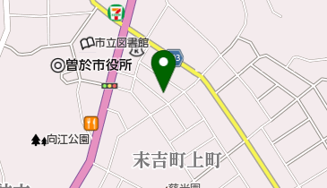 耳鼻咽喉科末吉中央クリニックの地図画像