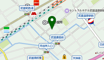 たけお内科医院の地図画像