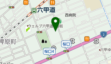 蓮沼泌尿器科クリニックの地図画像
