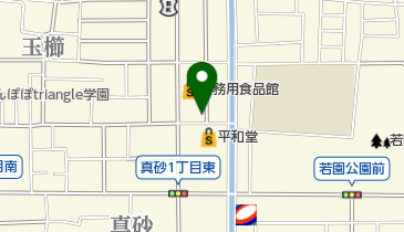 おごし皮フ科の地図画像