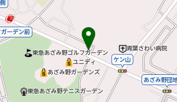 あおば皮ふ科の地図画像