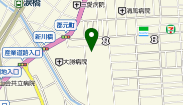 平川外科内科医院の地図画像