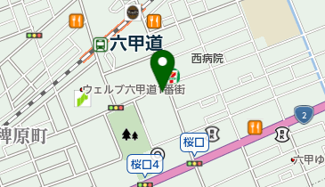 はぎの整形外科の地図画像