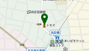 洗足整形・形成外科の地図画像