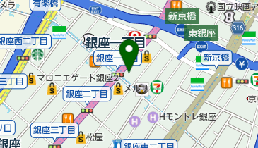 銀座ファインケアクリニックの地図画像