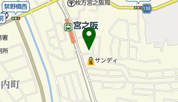 みやのさか整形外科の地図画像