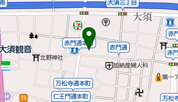 ふるたアメ横内科クリニックの地図画像