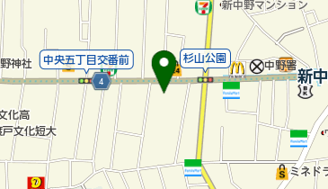 新中野FKクリニックの地図画像