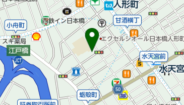 人形町メンタルクリニックの地図画像